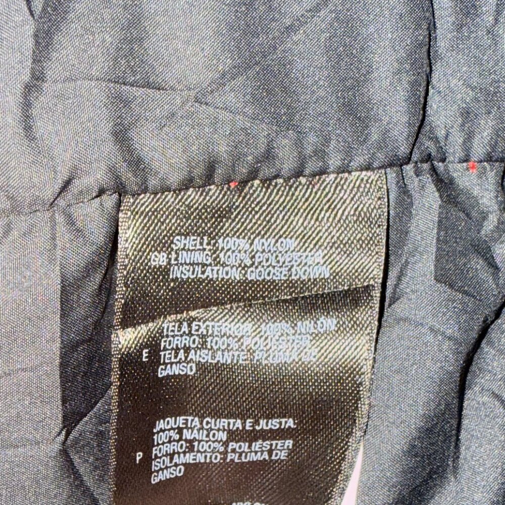 North Face Red Black Men's Retro Nuptse 700 Down Filled Vest Size 2XL Vintage - Picture 13 of 15